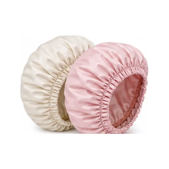 Reusable Shower Cap Pair white-background product packshot