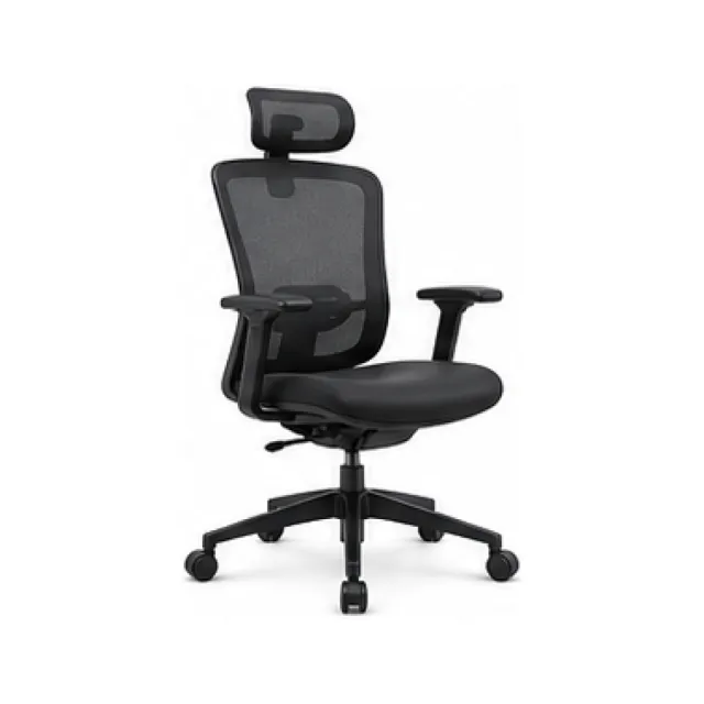 Ergonomic Mesh Office Chair - Silver Finish white-background product packshot