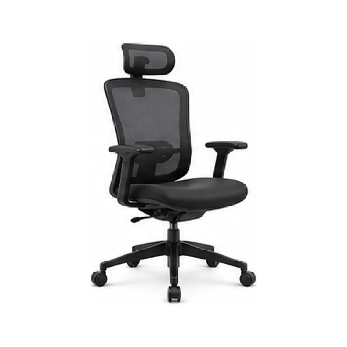 Ergonomic Mesh Office Chair - Silver Finish white-background product packshot