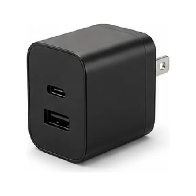 Dual Port USB Wall Charger white-background product packshot
