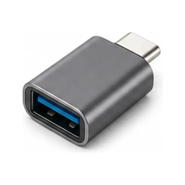 USB-C to USB Adapter white-background product packshot