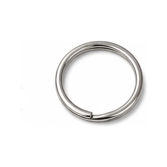 Minimal Metal Key Ring white-background product packshot