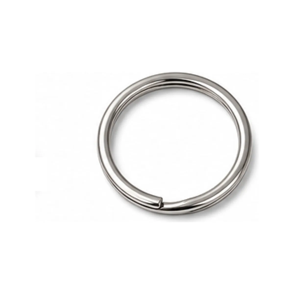 Minimal Metal Key Ring white-background product packshot