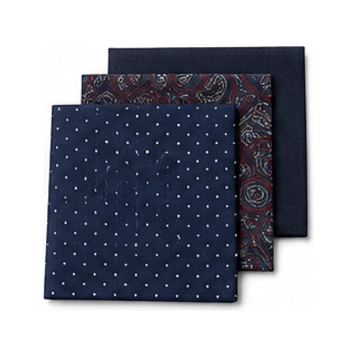 Printed Pocket Square Set white-background product packshot