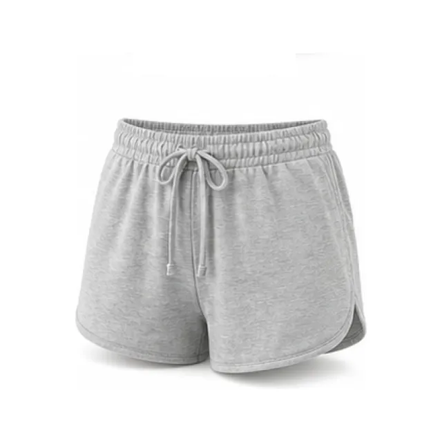 Cotton Lounge Shorts white-background product packshot