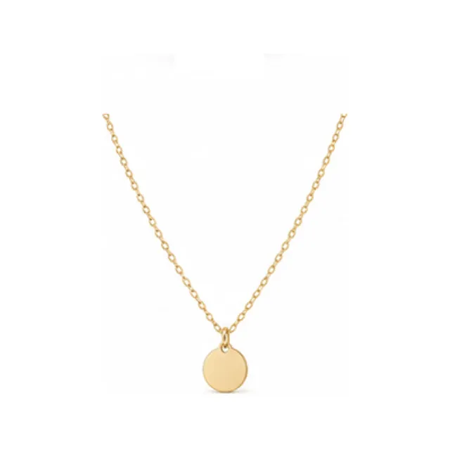 Minimal Pendant Necklace white-background product packshot