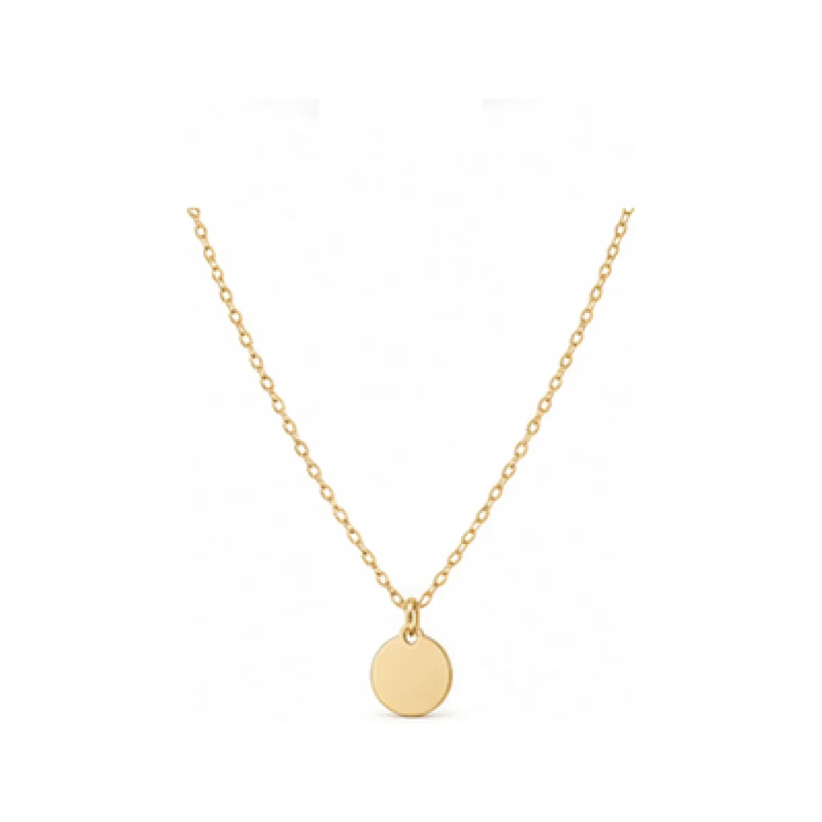 Minimal Pendant Necklace white-background product packshot