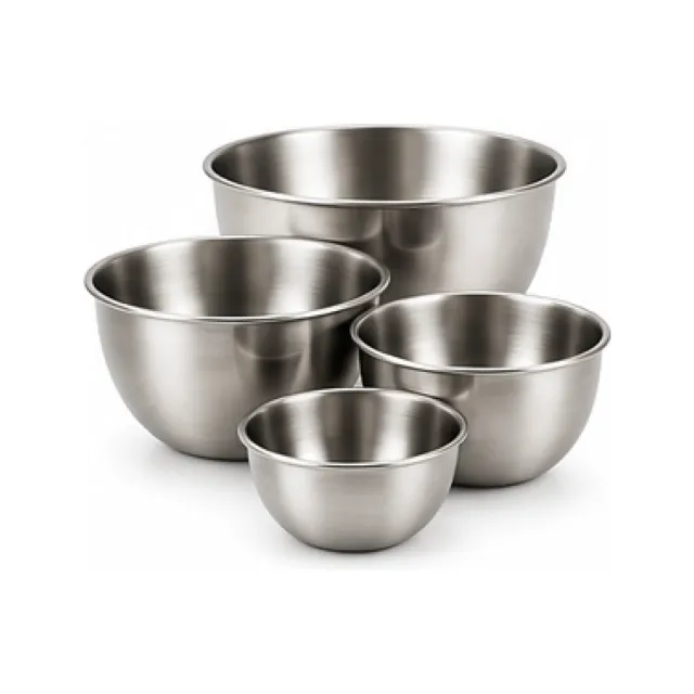 Stainless Steel Mixing Bowl Set white-background product packshot