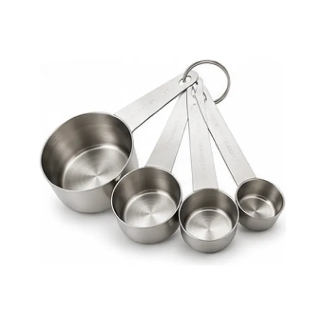 Stainless Steel Measuring Cup Set white-background product packshot