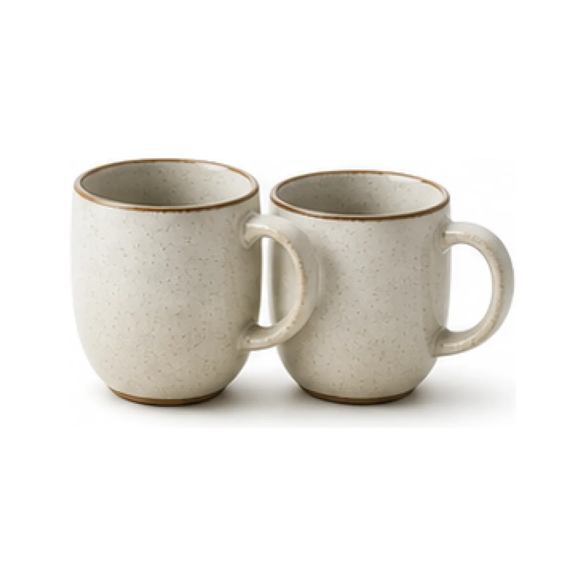 Ceramic Tea Mug Pair white-background product packshot
