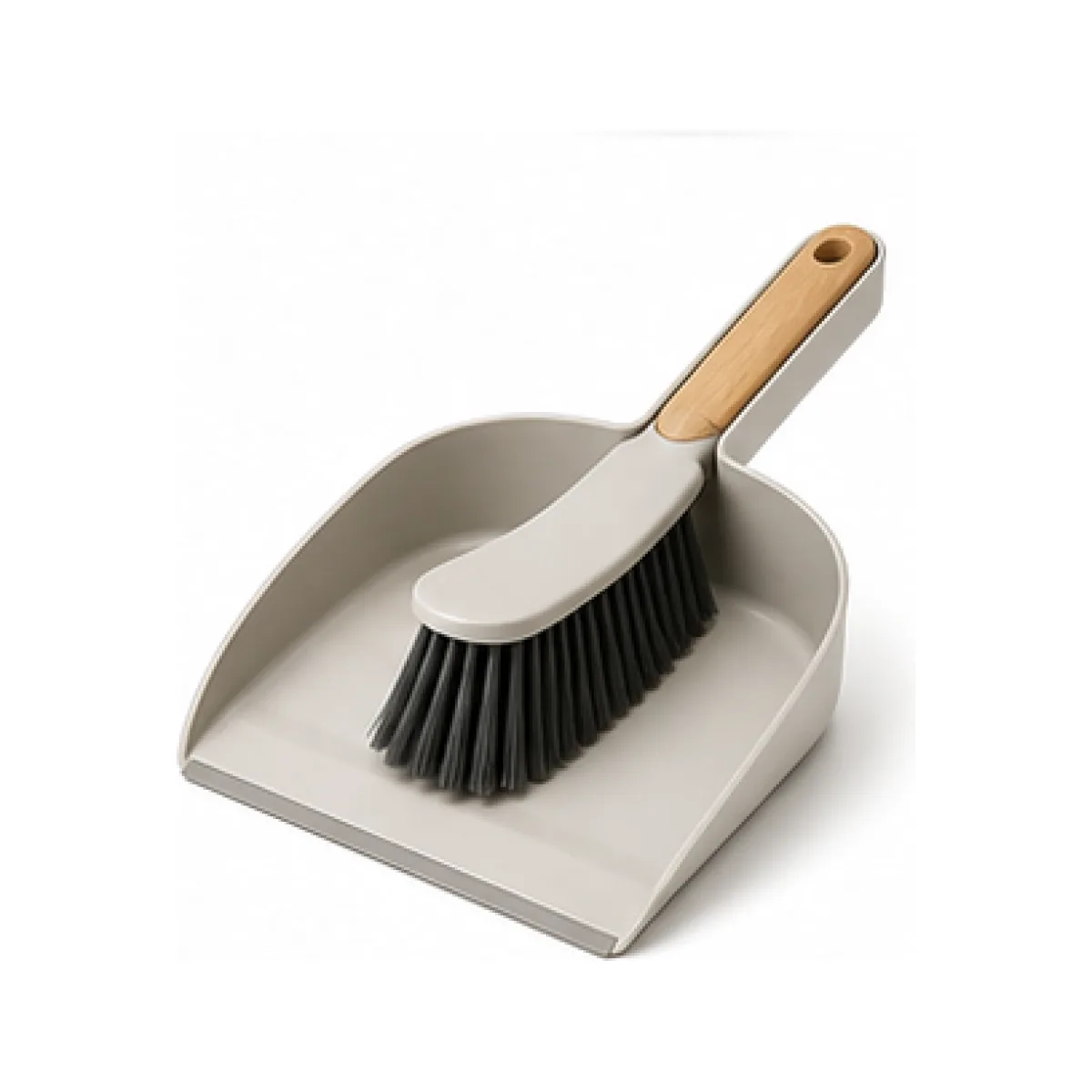 Compact Dustpan and Brush Set white-background product packshot