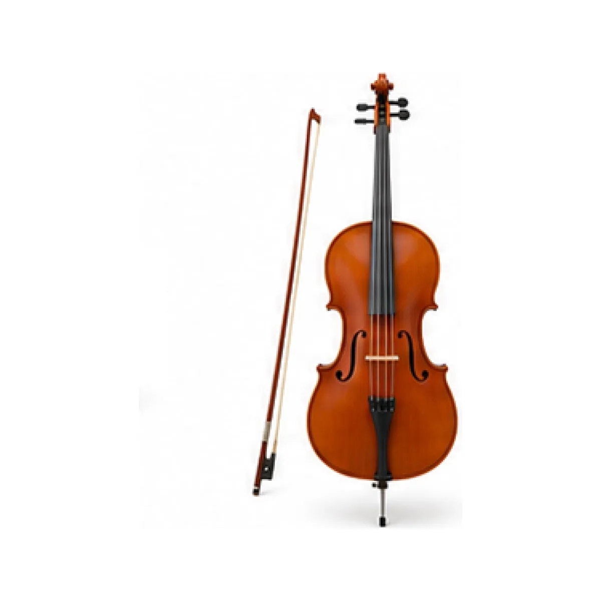 Full-Size Cello and Bow Set - Studio Edition white-background product packshot