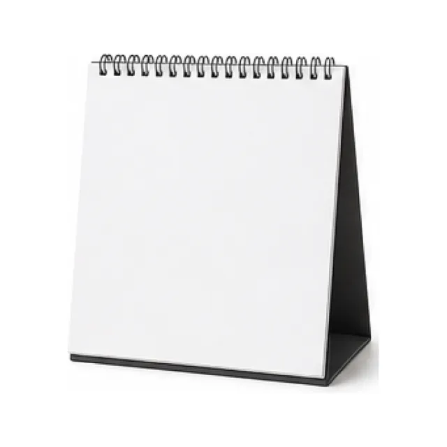 Desktop Calendar Stand white-background product packshot