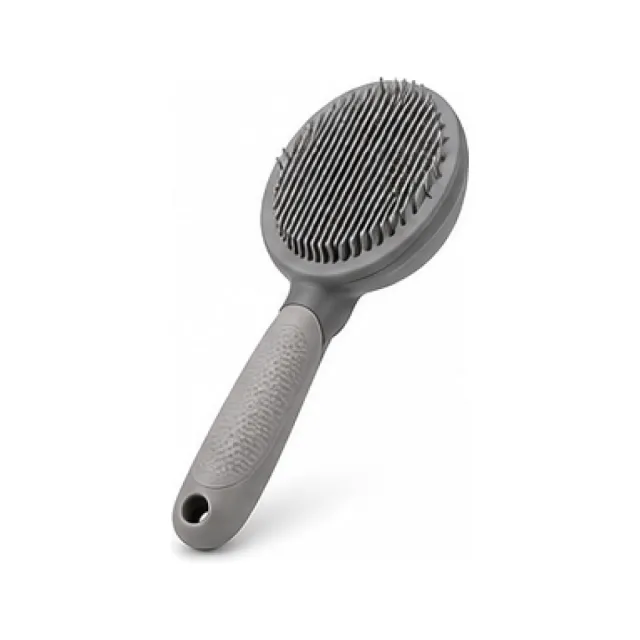 Soft Pet Grooming Brush white-background product packshot