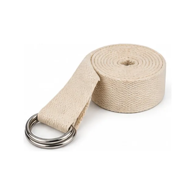 Cotton Yoga Strap white-background product packshot