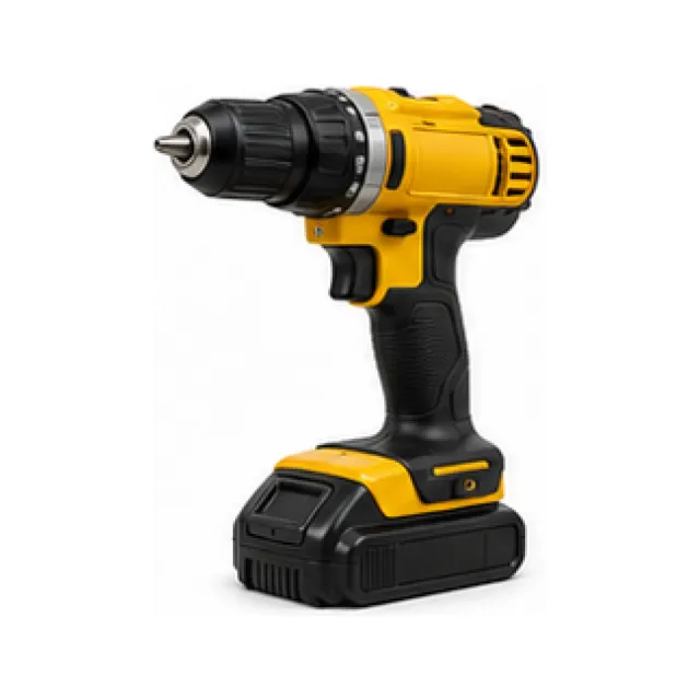 Cordless Brushless Power Drill - Workshop Finish white-background product packshot