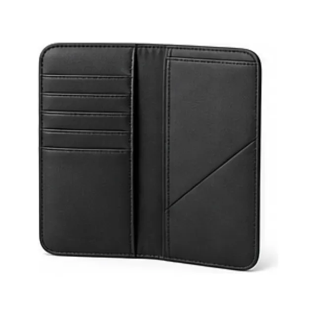 RFID Travel Passport Wallet - Midnight Finish white-background product packshot