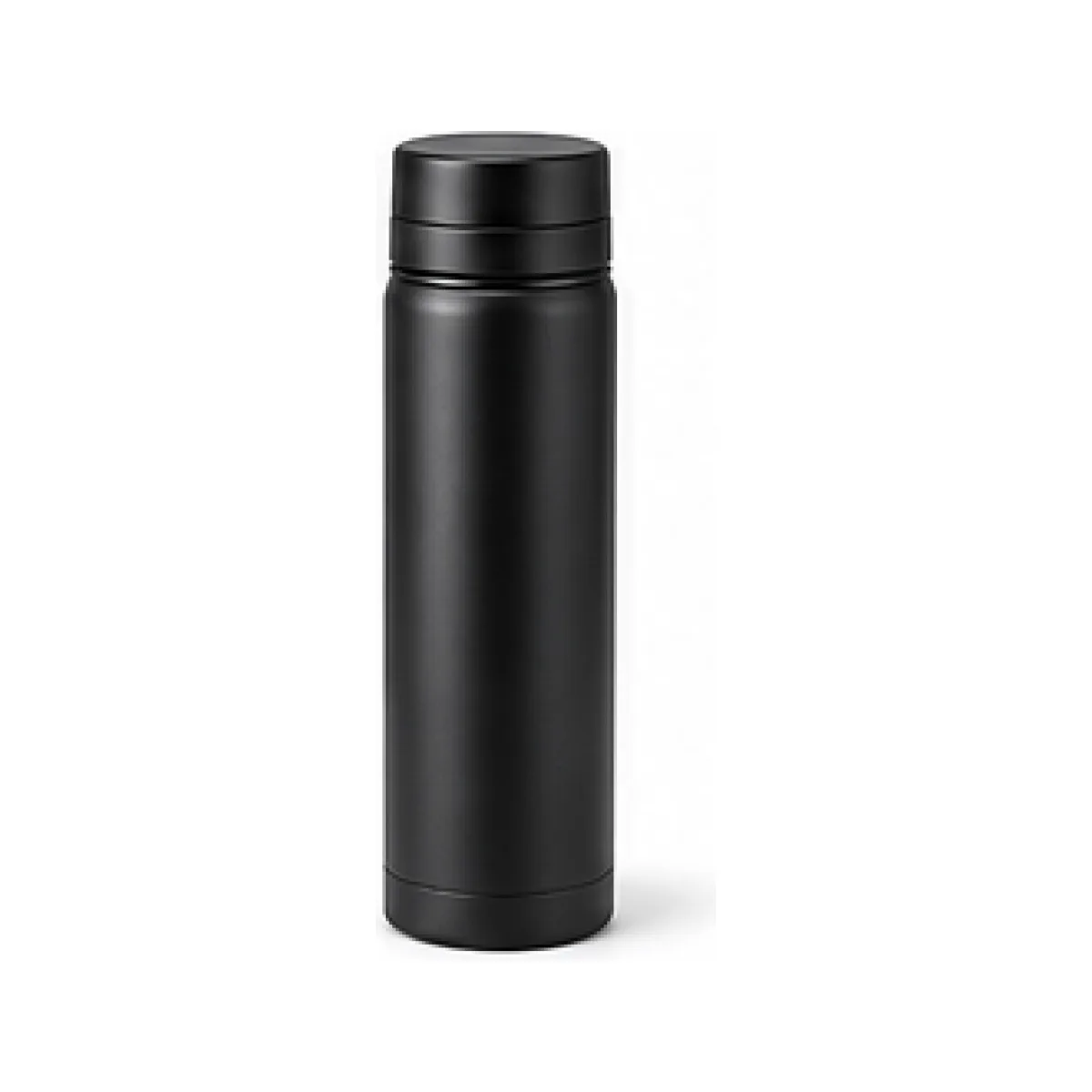 Insulated Stainless Travel Flask - Midnight Finish white-background product packshot